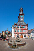 Rathaus in Lorsch, Bergstraße, Odenwald, Hessen, Deutschland