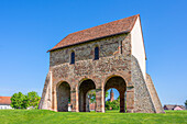 Kirchenfragment Kloster Lorsch, UNESCO Weltkulturerbe, Lorsch, Odenwald, Hessen, Deutschland