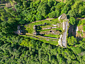 Castle ruins of Neu Scharfeneck, Ramberg, Palatinate Forest, Rhineland-Palatinate, Germany
