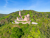 Burgruine Windeck, Weinheim, Odenwald, GEO-Naturpark, Bergstraße-Odenwald, Baden-Württemberg, Deutschland