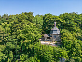 Liborius Chapel near Ernzen, Eifel, South Eifel, Rhineland-Palatinate, Germany