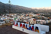 View of Los Llanos, West Coast, La Palma, Canary Islands, Spain