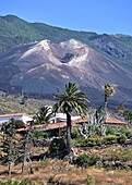 New Tajogaite volcano, erupted on September 19th, 2021 for 3 months, photographed in May 2023, west coast of La Palma, Canary Islands, Spain