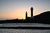 Lighthouse from Punta de Fuencaliente, South La Palma, Canary Islands, Spain