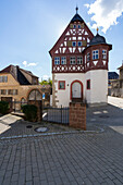 Historic town center of Retzbach am Main, Main-Spessart district, Lower Franconia, Bavaria, Germany
