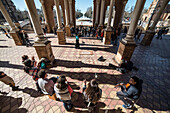 Flamenco auf der Plaza de Espana, Sevilla, Andalusien, Spanien