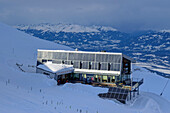 Dobratsch summit house, from Dobratsch, Gailtal Alps, Carinthia, Austria