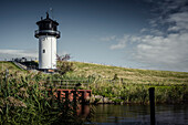 Der Leuchtturm „Dicke Berta“, Cuxhaven, Niedersachsen, Deutschland, Europa