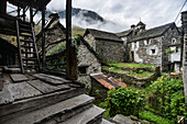 Val d'Ossola, Valle Antrona, Viganella Village, Piedmont, Italy