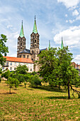 Cathedral in Bamberg, Upper Franconia, Bavaria, Germany