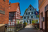 Holzstrasse in Forchheim, Bavaria, Germany.