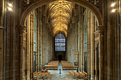 Kirchenschiff der Kathedrale von Canterbury, England, Großbritannien, Europa  