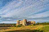 Burgruine Carew Castle, Pembrokeshire, Wales, Großbritannien, Europa 