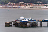 The Victorian Pier in the seaside resort of Llandudno, Wales, United Kingdom, Europe