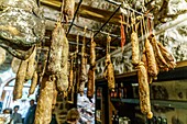 Sartene, Corsican Specialties, Gourmet Shop, Charcuterie, Corsica, France, Europe