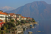 The village of Ossuccio, situated on the western shore of Lake Como, Lombardy, Italy