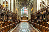 Chor der Kathedrale von Gloucester, England, Großbritannien, Europa 