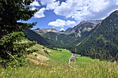 in the Sarntal near Sonvigo, South Tyrol, Italy