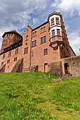 Burg Rieneck in der Stadt Rieneck im Sinntal, Landkreis Main-Spessart, Unterfranken, Franken, Bayern, Deutschland