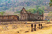 Wat Phu mountain temple, Champasak Province, Laos, Asia
