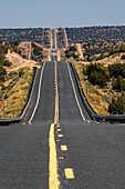 Highway leading into the Artizona desert.