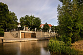 UNESCO Welterbe "Jüdisch-Mittelalterliches Erbe in Erfurt", Mikwe (jüdisches Ritualbad) an der Krämerbrücke, Erfurt, Thüringen, Deutschland