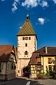 Stadttor Obertor in Bergheim, Elsass, Frankreich \n