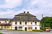 historisches Restaurant Brusova hospoda Restaurace in Mohelnice in Mähren in Tschechien