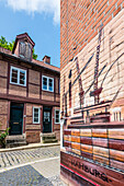 Historic district, Gangesviertel, Neustadt, Hamburg, Germany