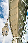 Television tower and exhibition halls, St. Pauli, Hamburg, Germany