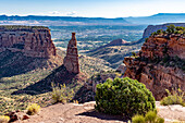 Monumnetas and Canyons as viewed off of Rim Rock Drive in Colorado National Monument