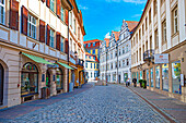 Johann-Sebastian-Bach-Platz in Ansbach, Bayern, Deutschland