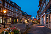 Old town with half-timbered houses, Harz town of Wernigerode, Saxony-Anhalt, Germany