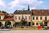 Rynek Górny in Wieliczka in Kleinpolen in Polen