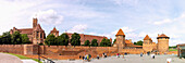 Marienburg (Zamek w Malborku) in Malbork in the Pomorskie Voivodeship of Poland