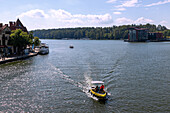 Mikołajki (Nikolaiken) am Jezioro Mikołajskie (Nikolaikensee) in den Masuren (Mazury) in der Wojewodschaft Warmińsko-Mazurskie in Polen