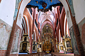 Interior of the Church of St. James (Kościół Św. Jakuba) in Toruń (Thorn, Torun) in the Kujawsko-Pomorskie Voivodeship of Poland