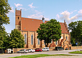 Klosterkirche Zarnowiec (Żarnowiec, Zarnowitz), Kaschubische Küste in der Wojewodschaft Pomorskie in Polen