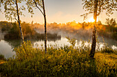 Sunrise in Erdekaut, Eisenberg, Rhineland-Palatinate, Germany