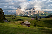 Seiseralm on a summer day, Dolomites, South Tyrol, Italy
