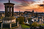Panorama of Edinburgh; United Kingdom, Scotland, Edinburgh