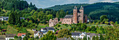 Die Betradaburg, benannt nach Betrada, Mutter von Karl der Große, Rheinland-Pfalz, Deutschland