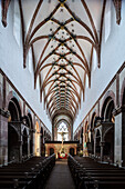 UNESCO Welterbe Kloster Maulbronn, Innenansicht Klosterkirche, Zisterzienserabtei, Enzkreis, Baden-Württemberg, Deutschland, Europa