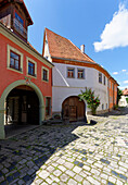 Historic old town of Sommerhausen am Main, Würzburg district, Franconia, Lower Franconia, Bavaria, Germany