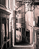 Alley in the old town; Zurich, Switzerland
