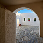 Cretan courtyard, Kokkini Hani, Crete, Greece