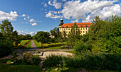 Schloss und Schlosspark Moritzburg in Zeitz, Burgenlandkreis, Sachsen-Anhalt, Deutschland                              