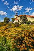 Schloss und Schlosspark Moritzburg in Zeitz, Burgenlandkreis, Sachsen-Anhalt, Deutschland                              