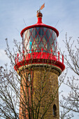 Staberhuk lighthouse on the island of Fehmarn, Baltic Sea, Ostholstein, Schleswig-Holstein, Germany