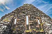 Ireland County Kerry, Ring of Kerry, Abbey Island, Ruins of Derrynane Abbey